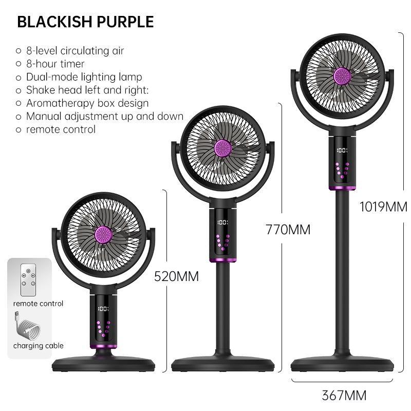 

New Air Circulation Multifunctional Desktop & Vertical Digital Fan for Home & Dormitory Use Contact Customer Service