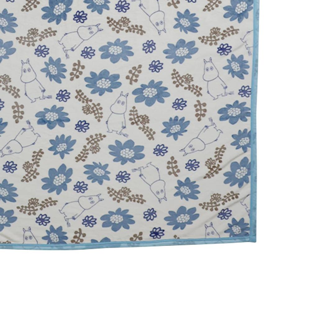 Marushin Moomin Herbal Blue Cute Character Fluffy and 1475014400 Blanket, Blanket, Stylish,