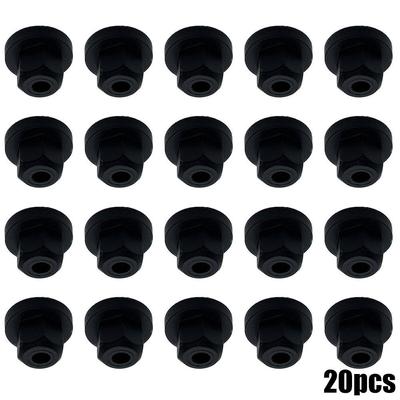 אגוז פלסטיק עם טבעת 20 יח'\סט BlackNylon E36 E39