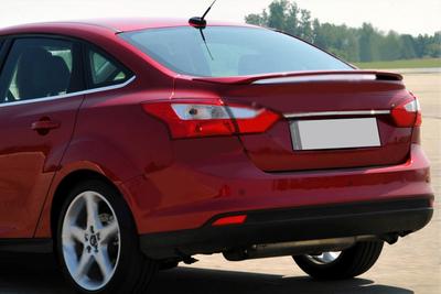The Plank Above the Number Is Narrow (stainless Steel) Sedan (chromium) for Ford Focus III 2011-2017