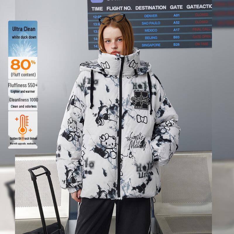 

unifree Легкий пуховик Cloud Puff с капюшоном M