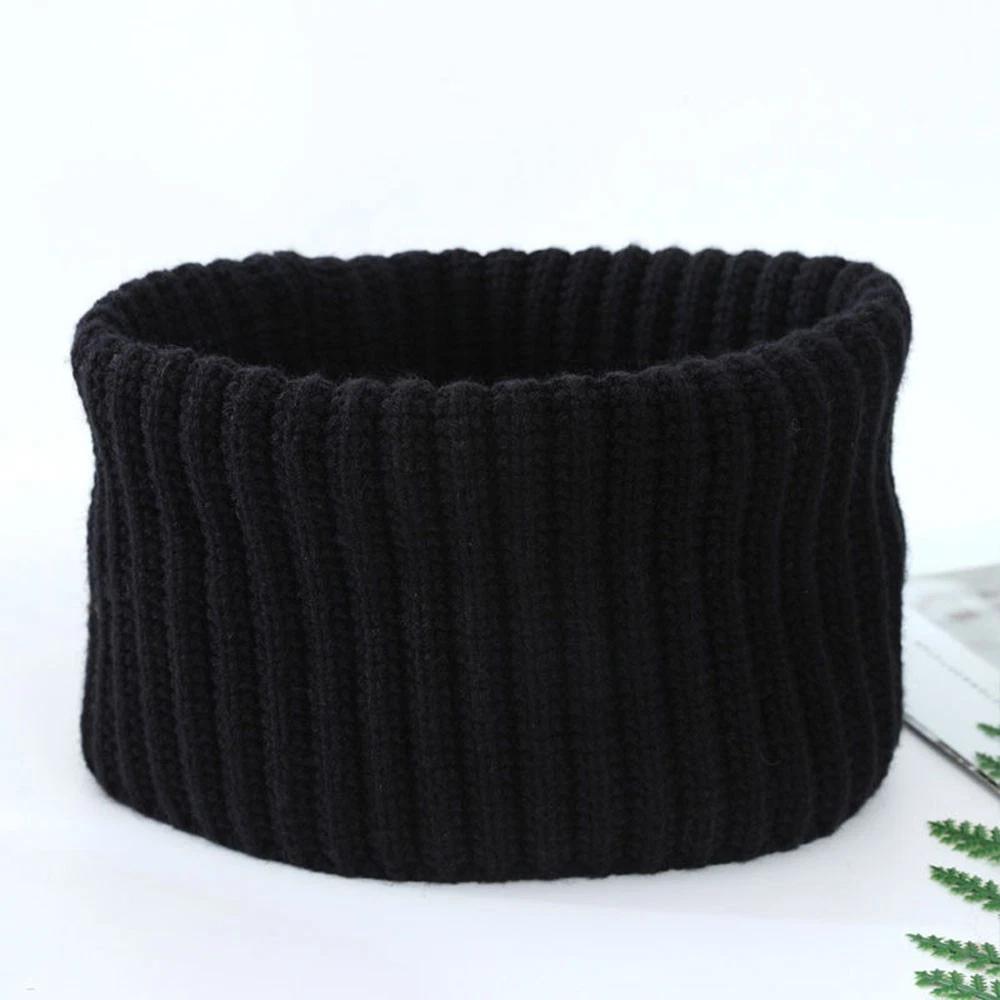 New Fashion Unisex Knitted Neck Scarf Solid Cashmer Winter Sport Scarves Outdoor Windproof Face Cover For Skiing Running Cycling