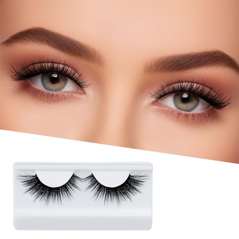Hot Selling Private Label 3D Synthetic Full Strip Eyelashes Promote Hot Eyelashes Full Volume&Mix