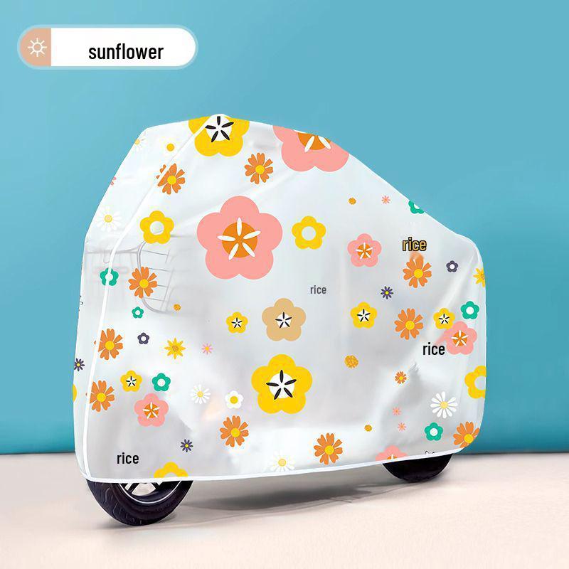 Waterproof Thickened Motorcycle Rain and Dust Cover with UV Protection