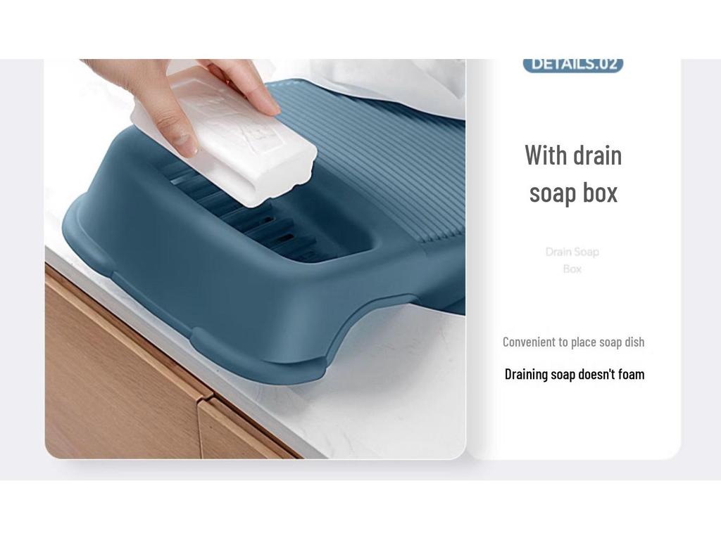 Compact Non-slip Washboard for Small Laundry Tasks