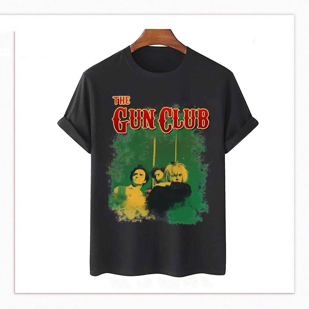 Vtg The Gun Club Band Wisdom Is Knowing Cotton Black All Size Shirt SE061 Unisex T-Shirt XXXXL