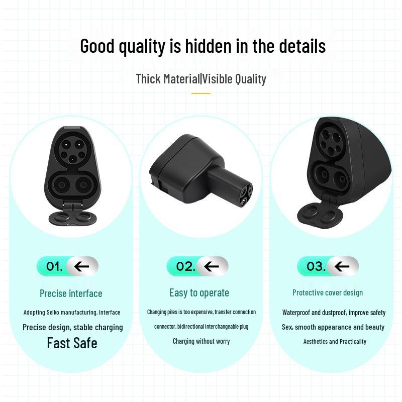 Tesla AC Adapter: CCS1 & J1772 To NACS Converter for DC Fast Charging