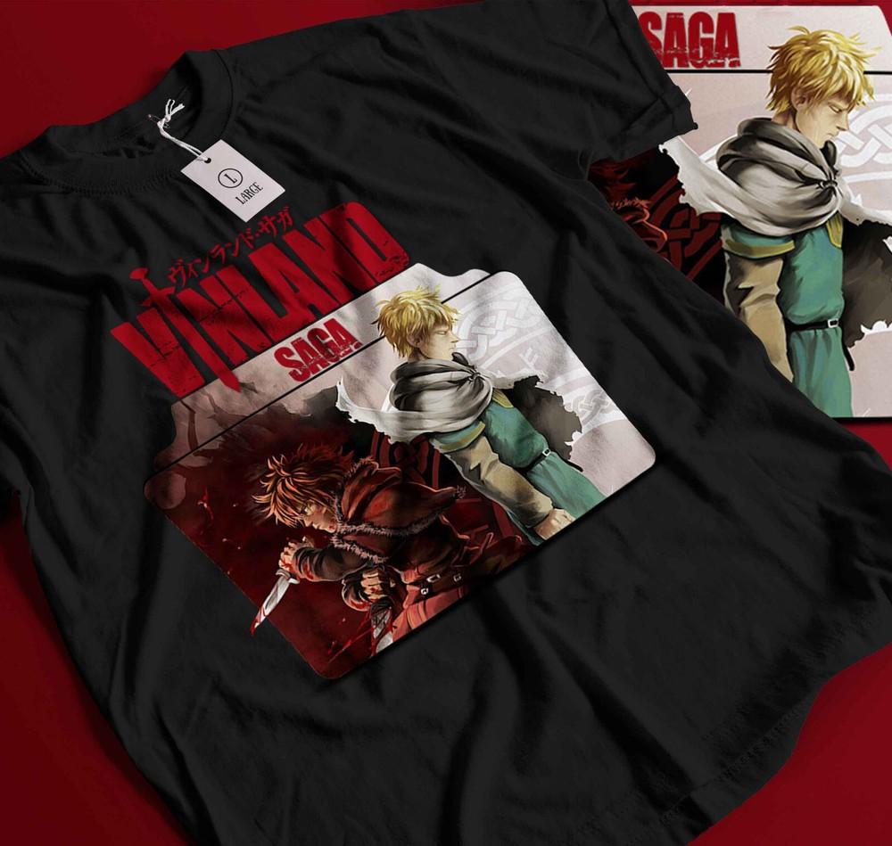 

Vinland Saga T-Shirt Thorfinn Vinland Askeladd Gift Exclusive Shirt All Size 239 M