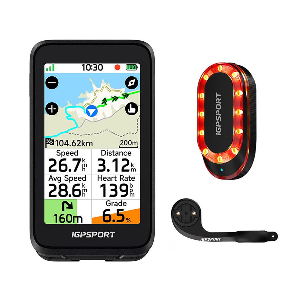iGPSPORT BiNavi Air Touch-screen GPS Bike Computer Lightweight Bike Navigator 3.0in Colorful Display Bicycle Accessories
