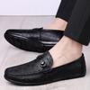 Loafu Casual Shoes Flat-soled Small Leather Shoes Spring Foot Cover European and American Driving Casual Shoes