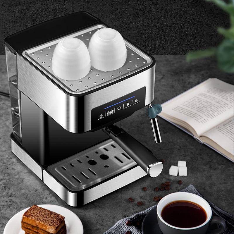Compact Espresso Machine with Milk Frother for Home & Office