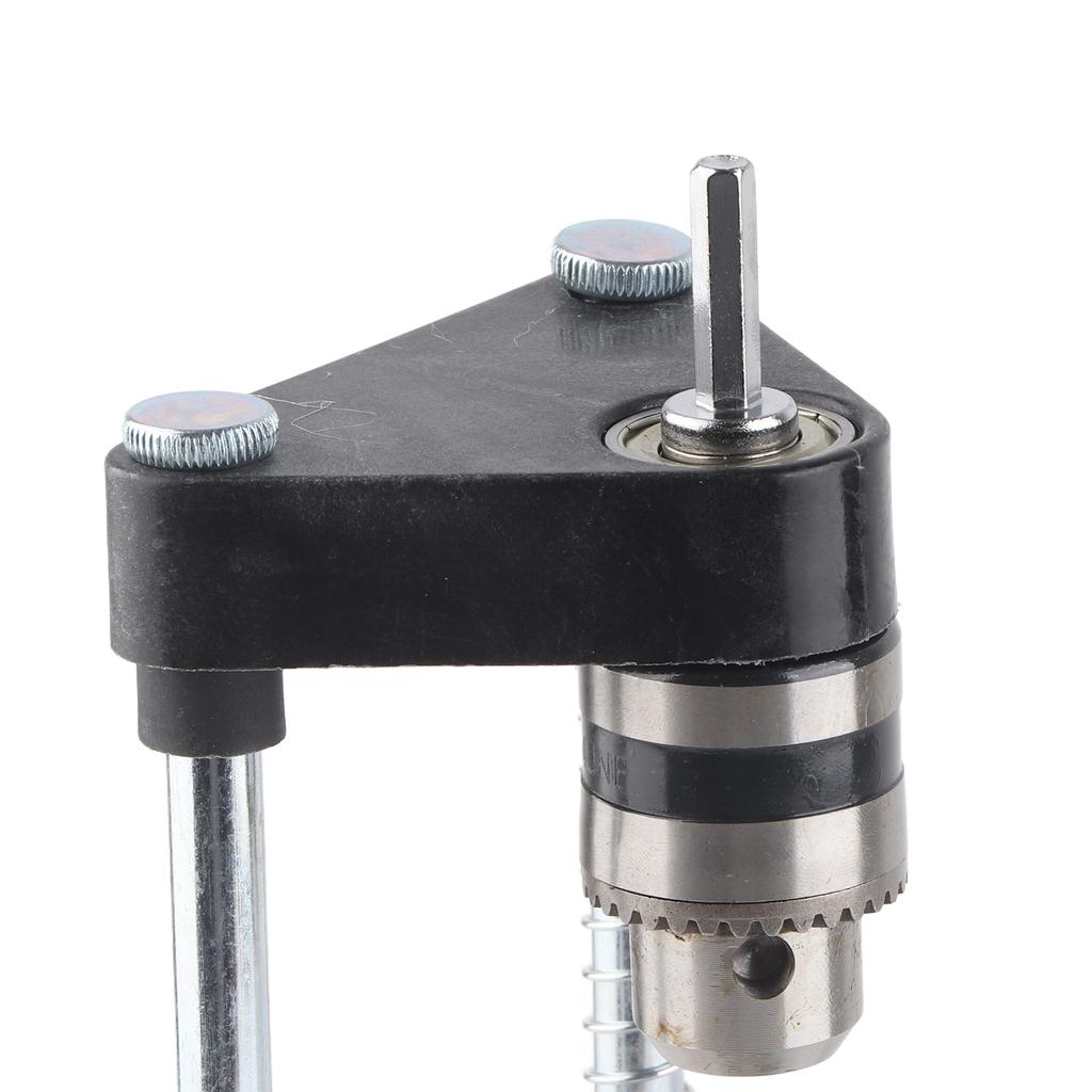 Woodworking Drill Guide Adjustable Drilling Template Hole Punch Locator for Carpenter Plastic Base