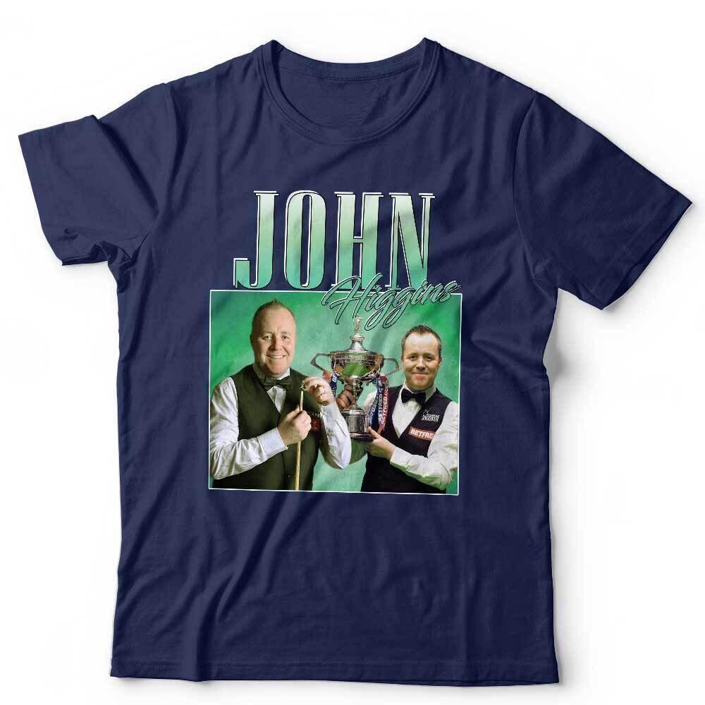 Футболка John Higgins Appreciation Унисекс Оммаж Ретро Снукер Смешная S