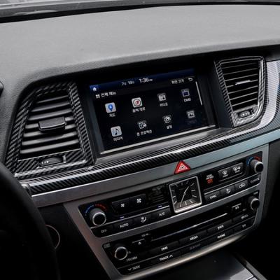 Carbon Central Air Vent Outlet Cover Trim Interior For Genesis G80 DH 2015-