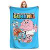 Kaugummigesicht Cartoon Decken Fleece Weiche Kuscheldecke für Draußen Reisen Bettteppich