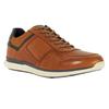 Dune London Mens Torben Leather Trainers