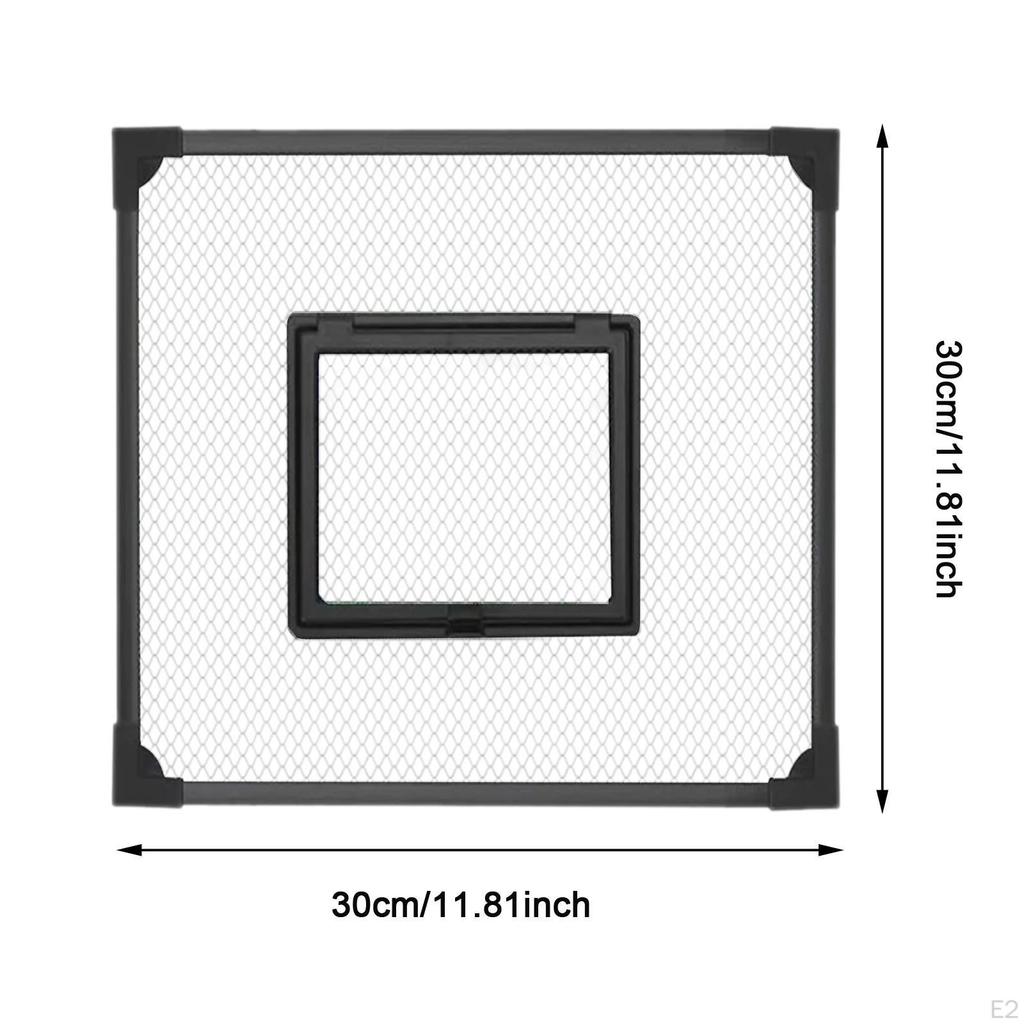 Aquarium Net Cover Edges Anti Reptile Lid Professional Accessory Easily Install Versatile with