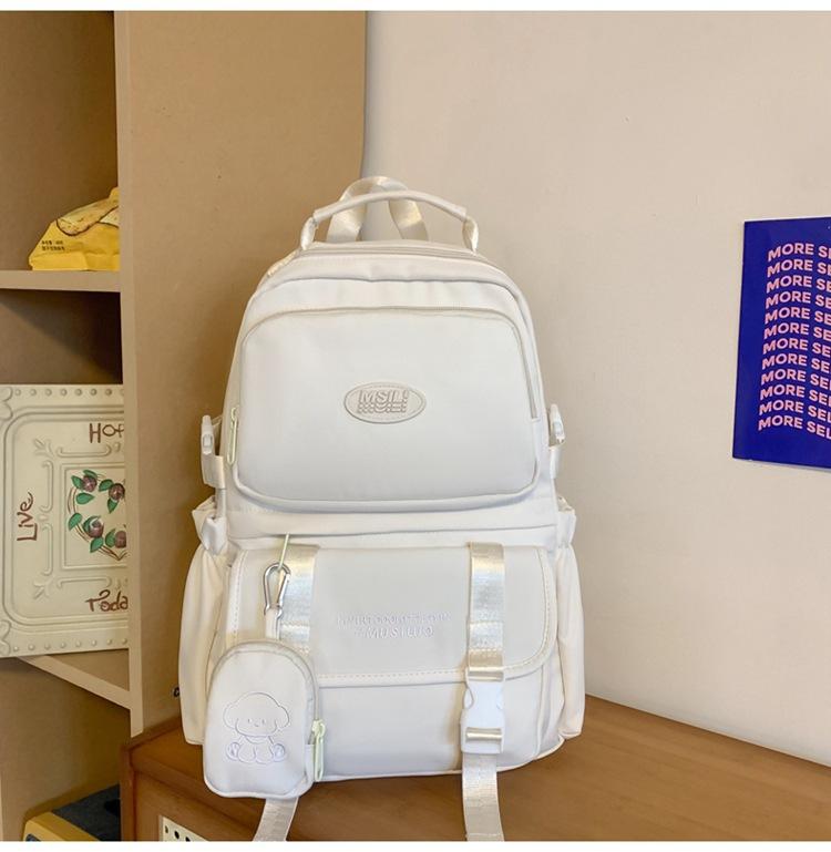 Schoolbag1011 New High School Student Schoolbag Girls High School Student Large Capacity Simple Backpack Fashionable College Student Schoolbag