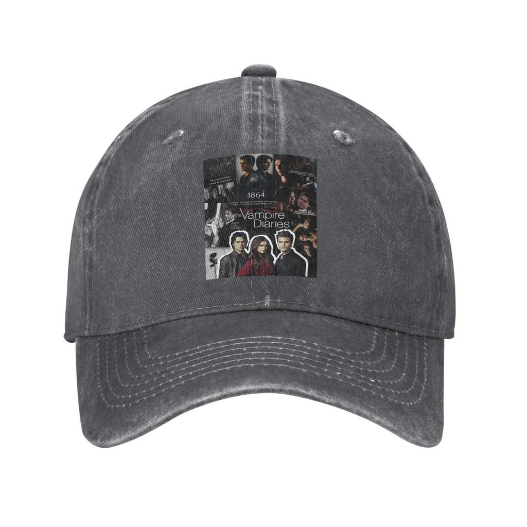 The Vampire Diaries Denim Fabric Cap Casual Baseball Caps Adjustable Hat Summer Unisex Baseball Hats