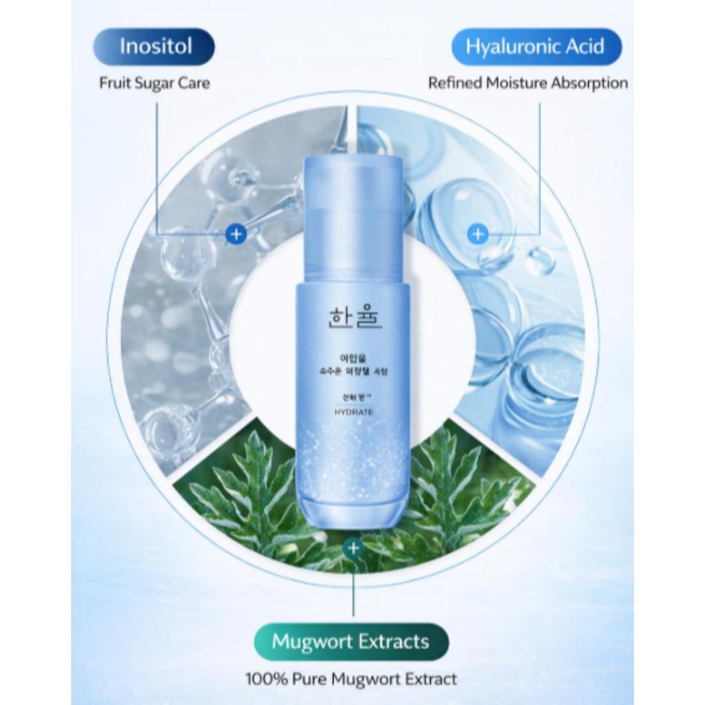 [HANYUL] Pure Artemisia Ssuk-Hyal Soothing Face Serum 40ml+7ml