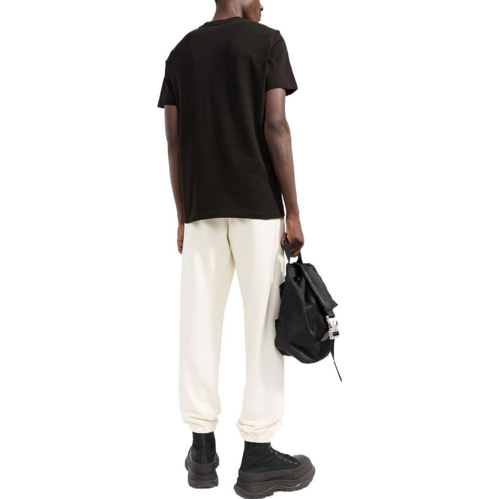 Moncler SS22 Solid Color Crew Neck Pullover Short Sleeve T-Shirt Men Tops Black H2-091-8C00025-8390T-999