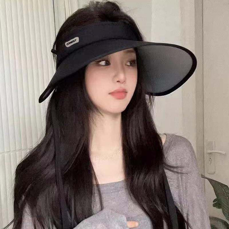 Women'S Summer  Outdoor Wide-Brimmed Ice Silk Sunshade Hat Vent Hat Breathable Sun Hat