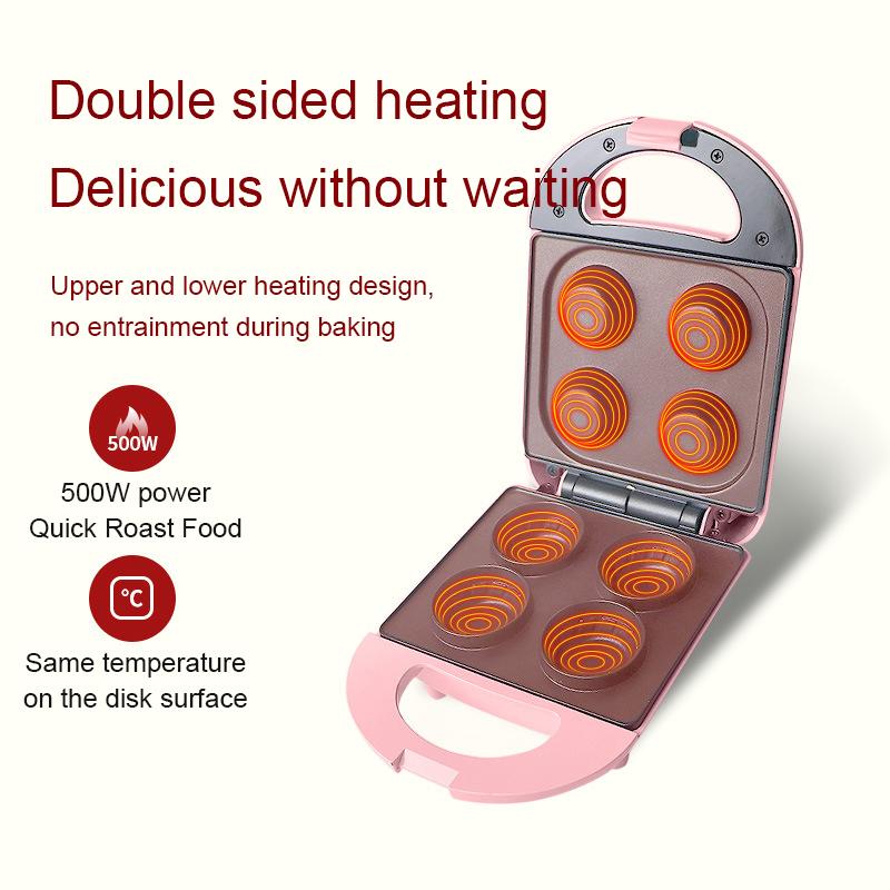 Eggs Tart Roaster Pancake Frying Pan Waffle Bowl Breakfast Machine Sandwich Hamburger Grill Patty Maker Cupcake Muffin Oven