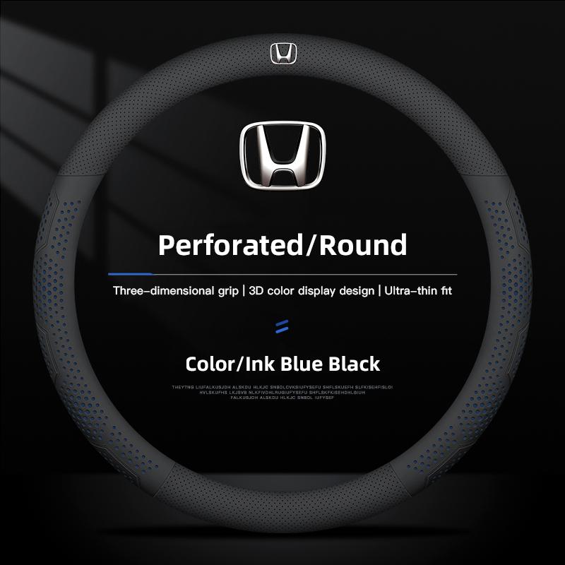 Car Steering Wheel Cover Ultra-thin Breathable Case For Honda Civic Accord Crosstour Spirior Odyssey Avancier UR-V Sienna CR-Z