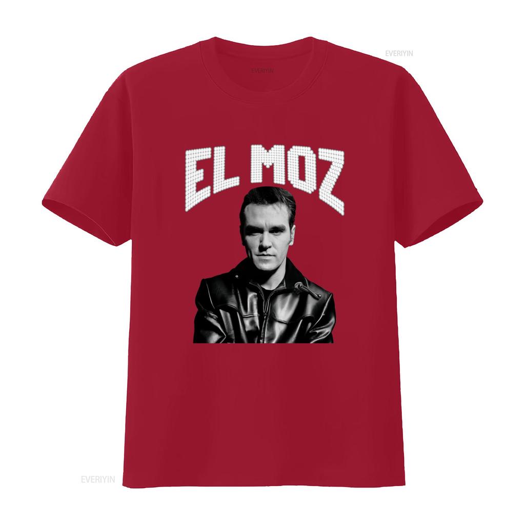 Morrissey Moz El The Smiths 90s Bands Print T Shirt Vintage Rock Style vintage Washed Slightly Unisex Comfortable Casual