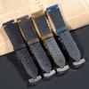 Calfskin Leather Watchbands Butterfly Buckle High Quality 18mm 20mm 22mm 24mm 21mm Vintage Stitching Wristwatch Strap for Seiko