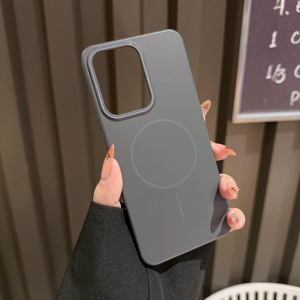 Soft color scheme Magnetic mobile phone case is suitable for Xiaomi Mi 15Pro trend 14PRO large hole protective case 14ultra