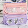 Pencil Case Large Capacity Schoolgirl Stationery Box High Value Stationery Bag Multifunctional Pencil Case