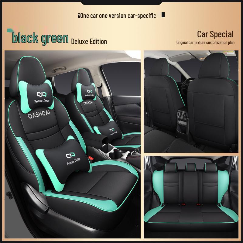 

Всесезонный износостойкий кожаный чехол на автомобильное сиденье для серии Qashqai - Полная посадка для пятиместного автомобиля. Note: Vehicle Model Year Required