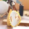 Durian Plush Fruit Keychain Soft Pp Cotton Stuffed Toy Bag Pendant Gift Kids For