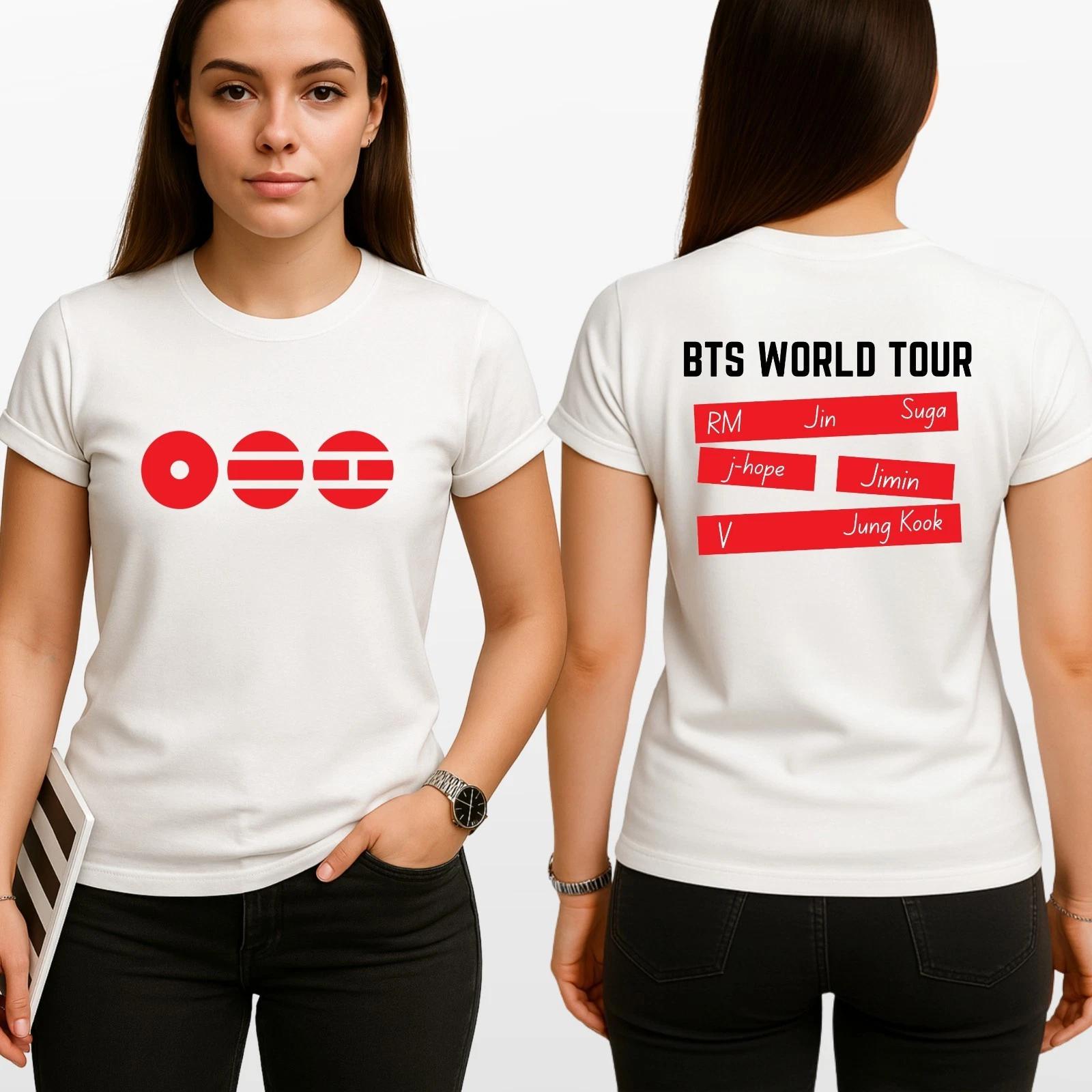 BTS 2026 Tour T-Shirt - Music Fan Concert Gift Unisex Tee - Army Fan Top XXXL