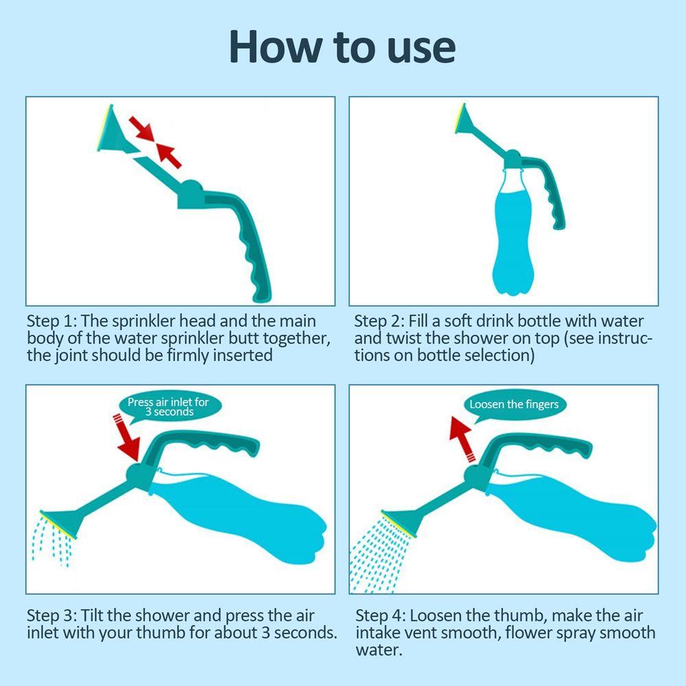 Device Water Spray Seedling Irrigation Garden Sprinklers Water Can Sprinkler Watering Nozzle