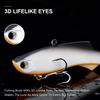 UV Luminous Effect Winter Bass VIB Fishing Lures 70mm/78mm/90mm Sinking Icsas Artificial Wobblers Ice Hard Bait For Pike