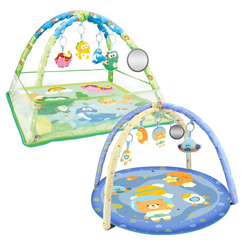 Infant Play Gym with Ocean Ball Crawling Mat for 0-1 Year Olds