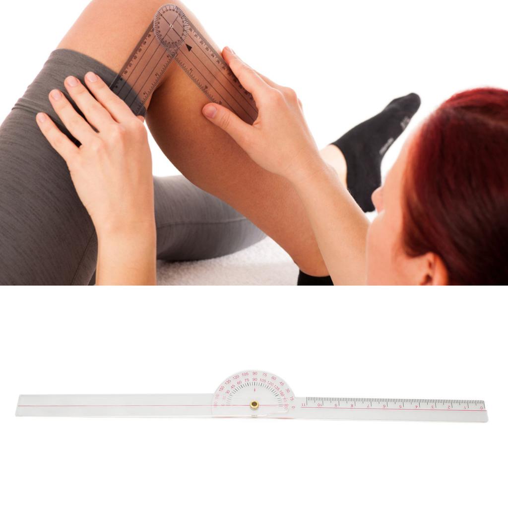 Joint Goniometer 360 Degrees Accurate Measurement Spinal Curvature Goniometer Tool for Knee Elbow Finger