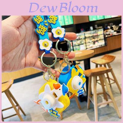Cute Cartoon Blue Goose Camera Keychain Adorable Key Accessory For Kids And Adults