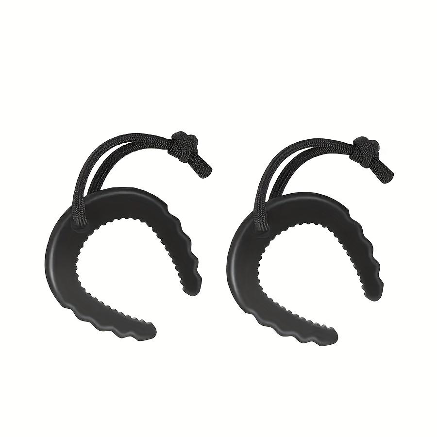 Paquete de 1 Tope de Puerta de Seguridad | Antiaplastamiento, Anticolisión, Material TPU en Negro/Naranja