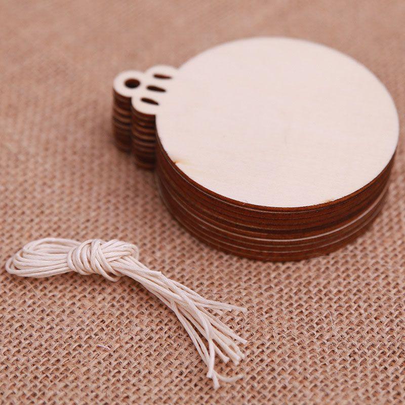 Elegant Christmas Wood Chip Ornaments For Charming Tree And Home Decoration