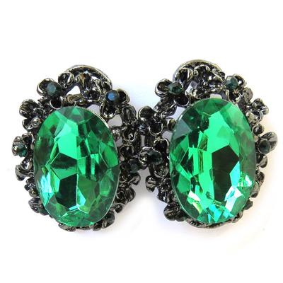 [M1862] - Green 'Sissi' Designer Earrings
