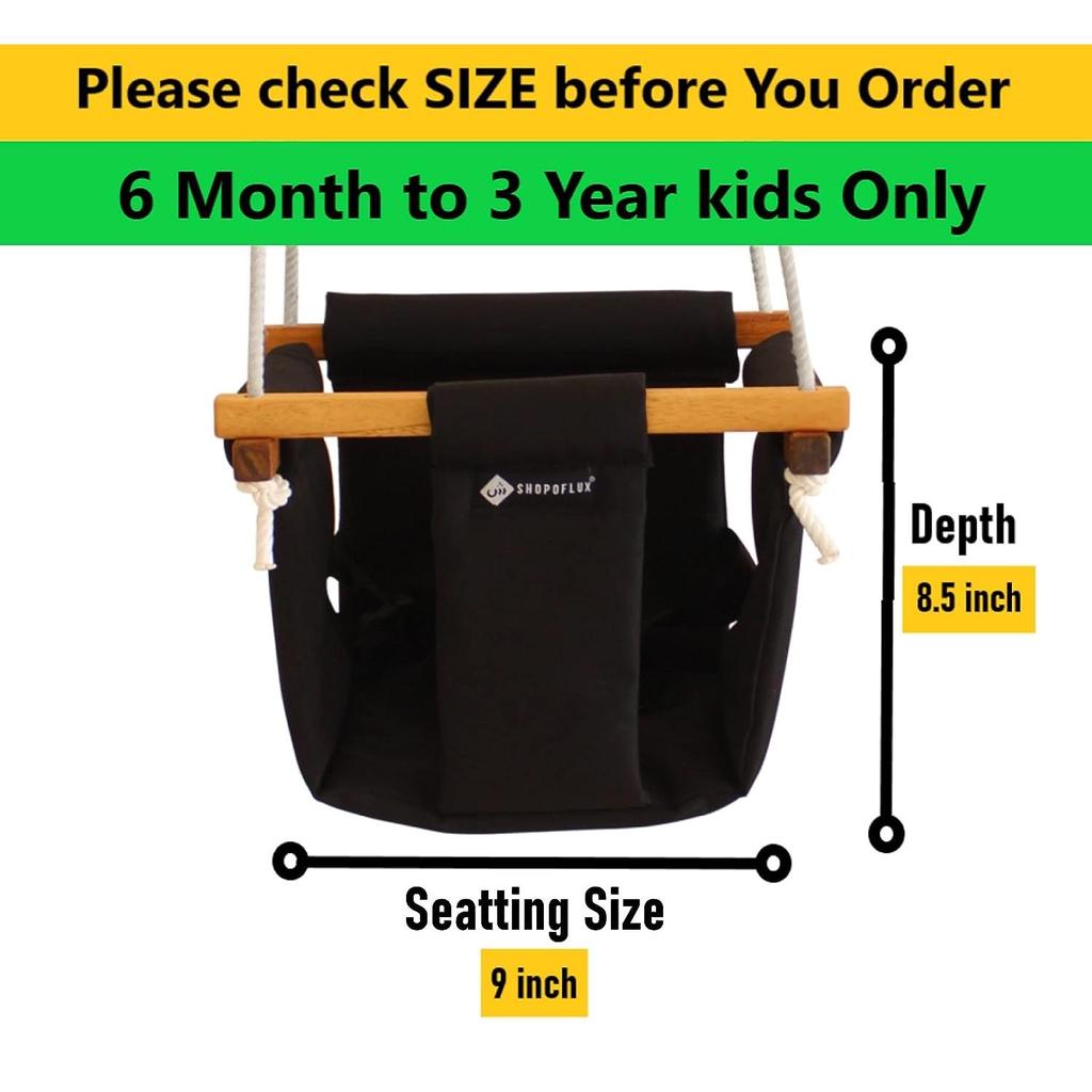 Huśtawka dla dzieci, huśtawka dla niemowląt wisząca do wewnątrz i na zewnątrz.