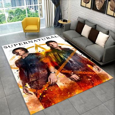 SPN Supernatural Dean Sam TV Koberec pro hernu, ložnici, obývací pokoj, pohovku, domácí dekorace, dětský koberec, protiskluzová podložka, dárek