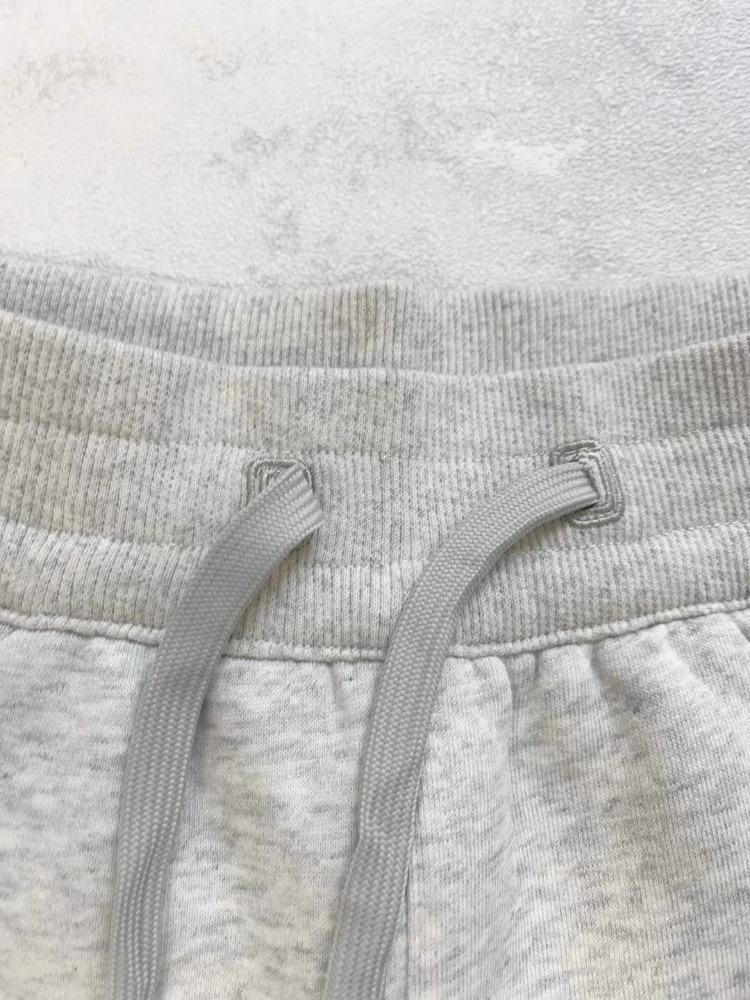 2025 Autumn Winter Women Chic Designer Cotton High Waisted Sweatpants Lady Versatile Casual Solid Wide Leg Straight Leg Trousers