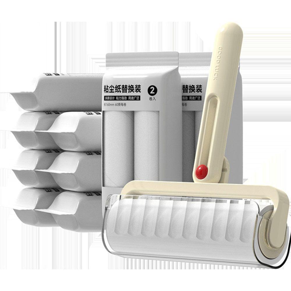 Reusable Tearable Roll Paper Sticky Roller  for Pet Hair Clothes Carpet Tousle Remover