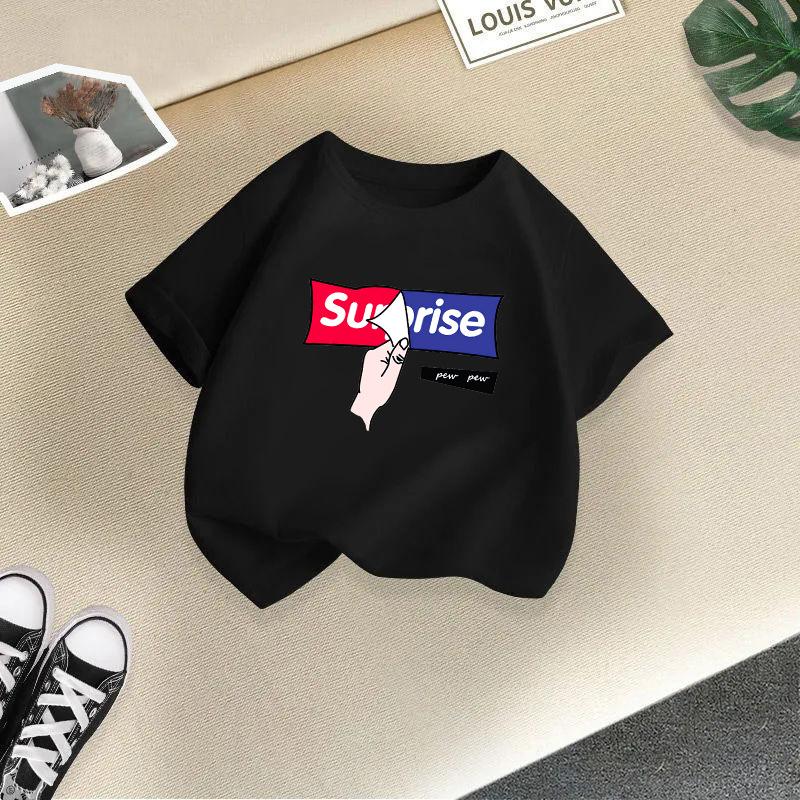 Kinder T-Shirt Mode Bedruckt Kinder T-Shirt Kinder 100% Baumwolle Kleidung T-Shirt Tops Tee Jungen Tee 2-13J