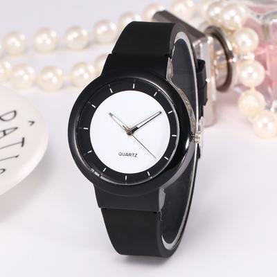 CQ70 Fashionable Women Watch Silicone Simple Casual Scale Student Quartz Watch Temperament Clock Gift Watches for Woman