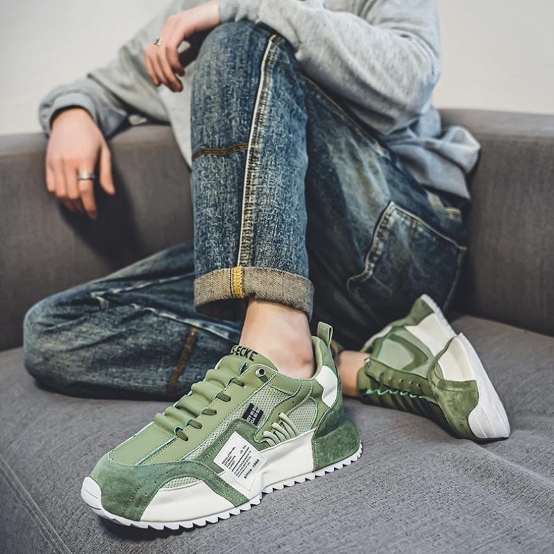Herrsneakers Lyxmärke Casual Skor Andningsbara Sport Löparskor Tennis Träningsskor för Män Plattform Vulkaniserade Skor